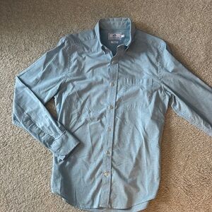 Southern Tide Men's Light Blue Button-Up Shirt